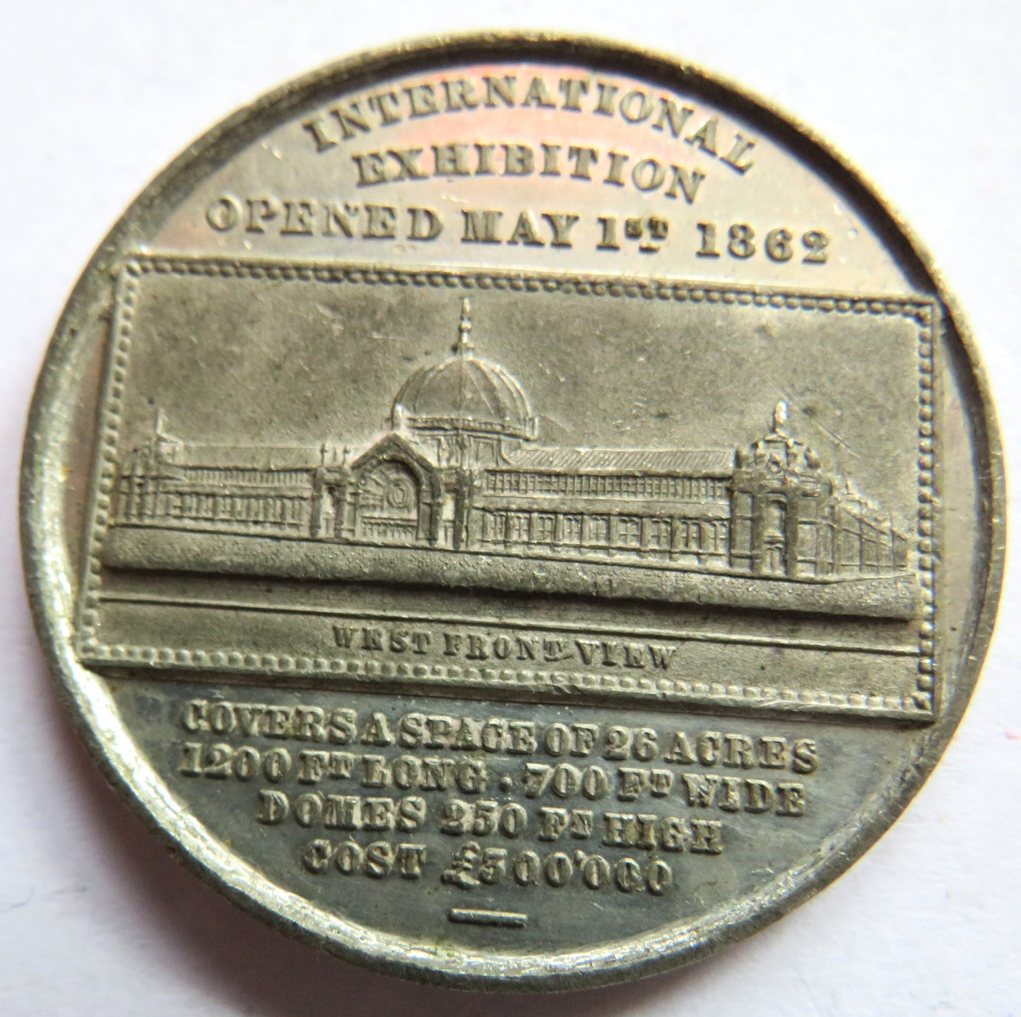 1862 International Exhibition Queen Victoria Commemorative Medal