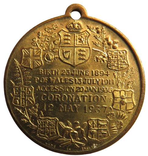 1937 King Edward VII Coronation Commemorative Medal