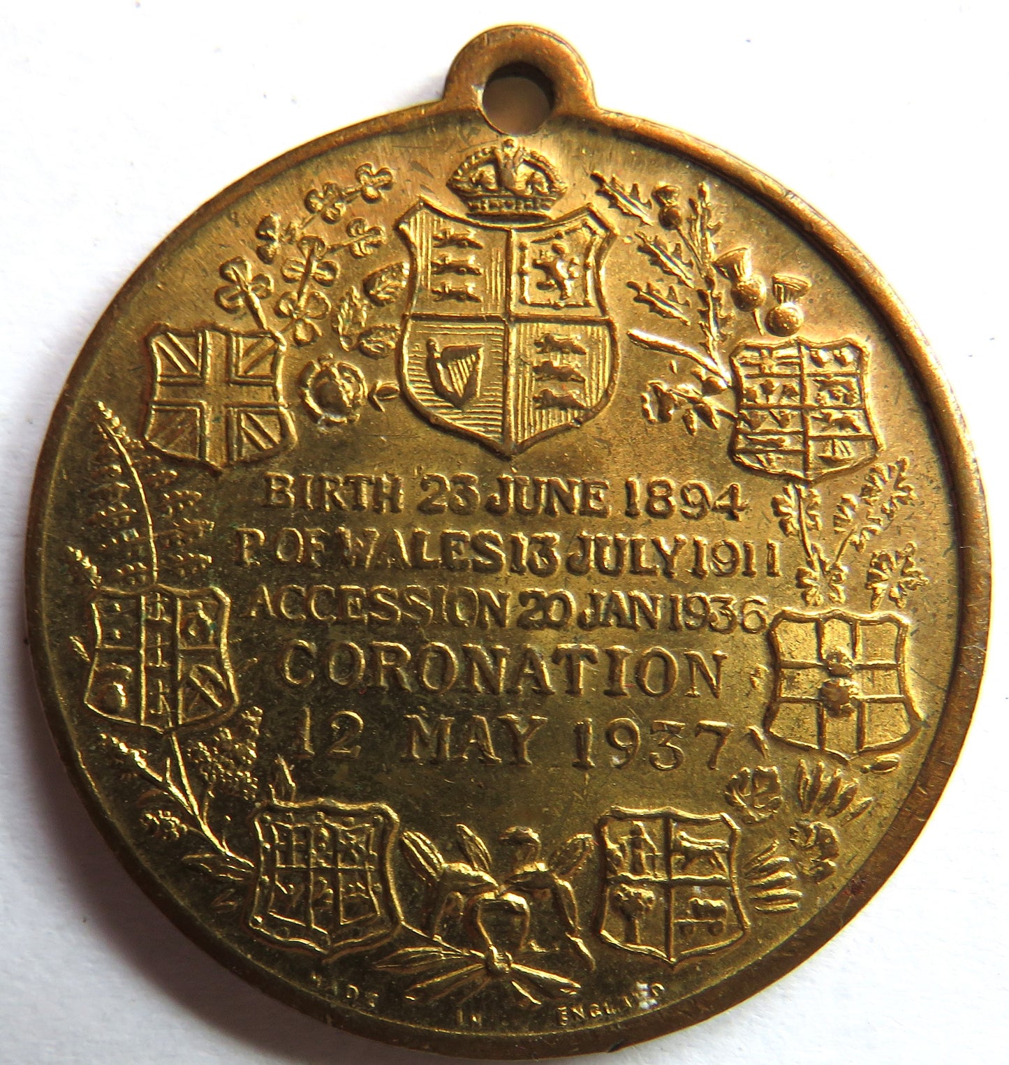 1937 King Edward VII Coronation Commemorative Medal