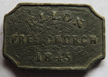 Load image into Gallery viewer, 1845 Ellon Free Church Scottish Communion Token
