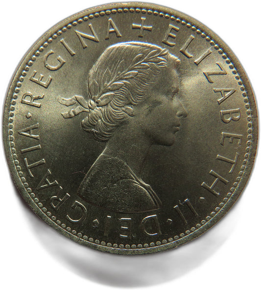 1961 Queen Elizabeth II Halfcrown Coin In High Grade - Great Britain