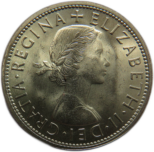 1960 Queen Elizabeth II Halfcrown Coin In High Grade - Great Britain