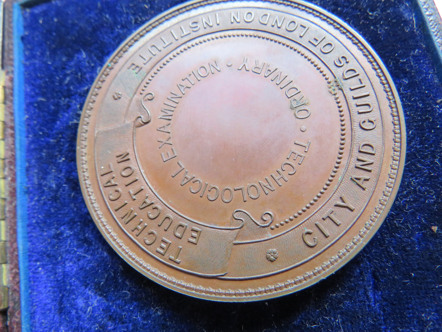 Technical Education City and Guilds of London Institute 1884 Medal