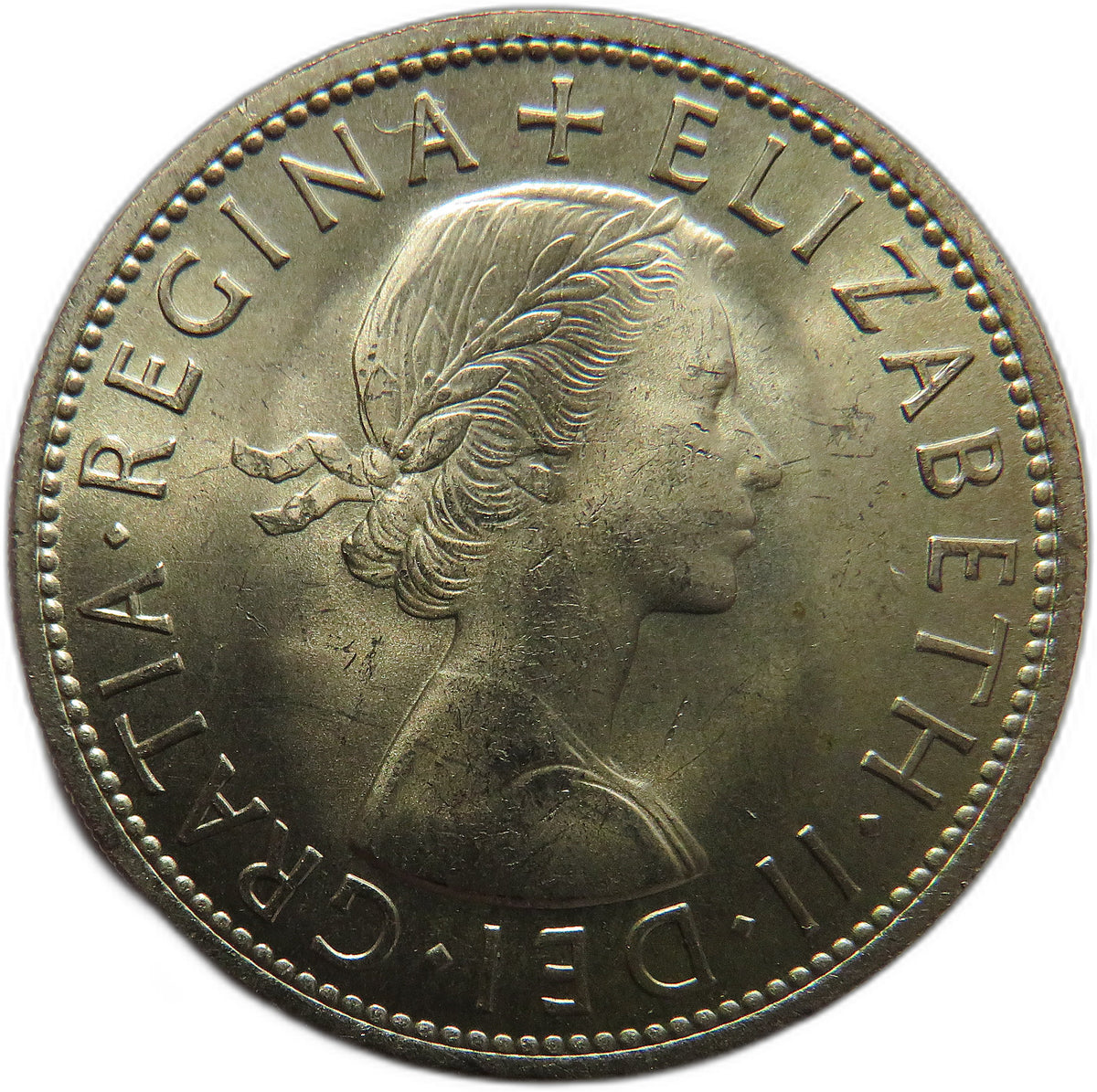 1959 Queen Elizabeth II Halfcrown Coin In High Grade - Great Britain