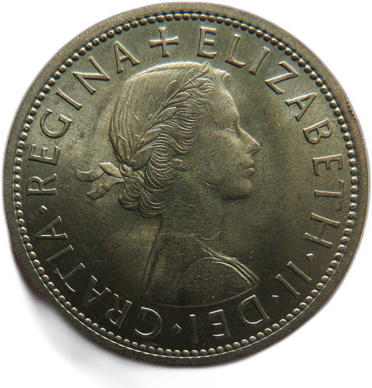 1958 Queen Elizabeth II Halfcrown Coin In High Grade - Great Britain