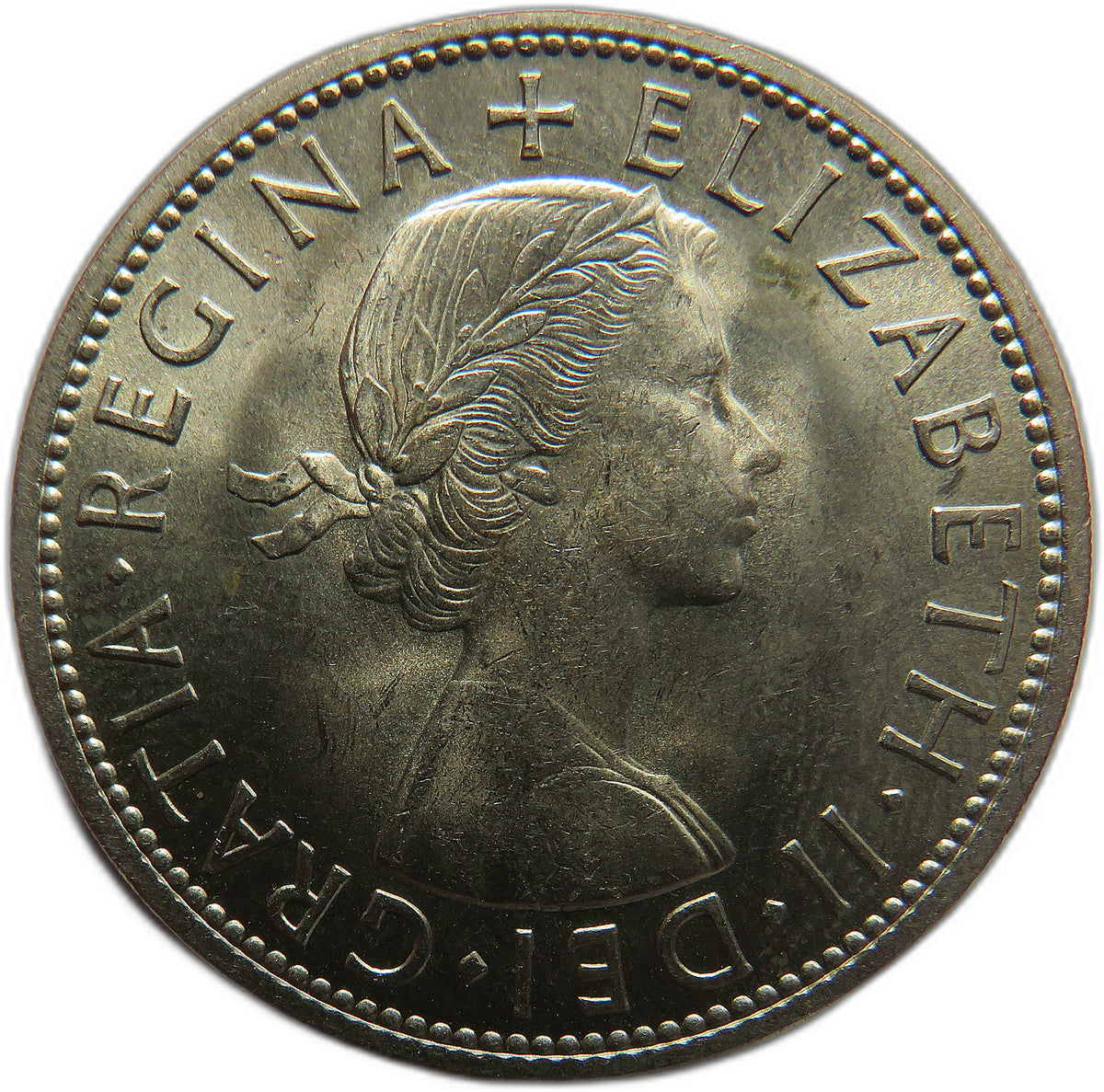 1957 Queen Elizabeth II Halfcrown Coin In High Grade - Great Britain