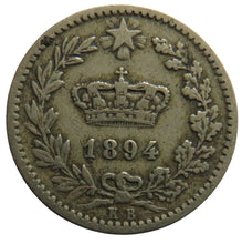 Load image into Gallery viewer, 1894 Italy 20 Centesimi Coin
