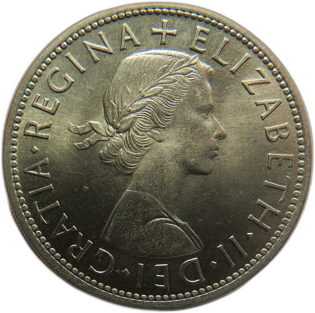 1956 Queen Elizabeth II Halfcrown Coin In High Grade - Great Britain