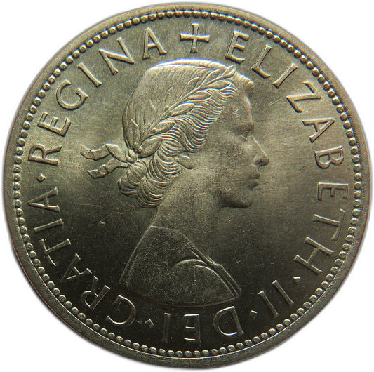 1956 Queen Elizabeth II Halfcrown Coin In High Grade - Great Britain