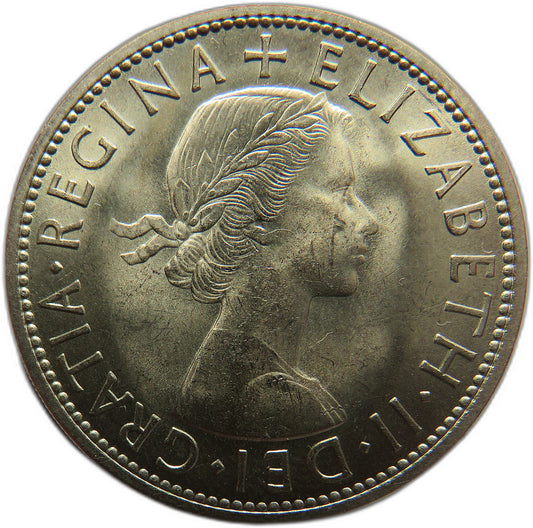 1955 Queen Elizabeth II Halfcrown Coin In High Grade - Great Britain