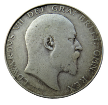 Load image into Gallery viewer, 1909 King Edward VII Silver Halfcrown Coin - Great Britain
