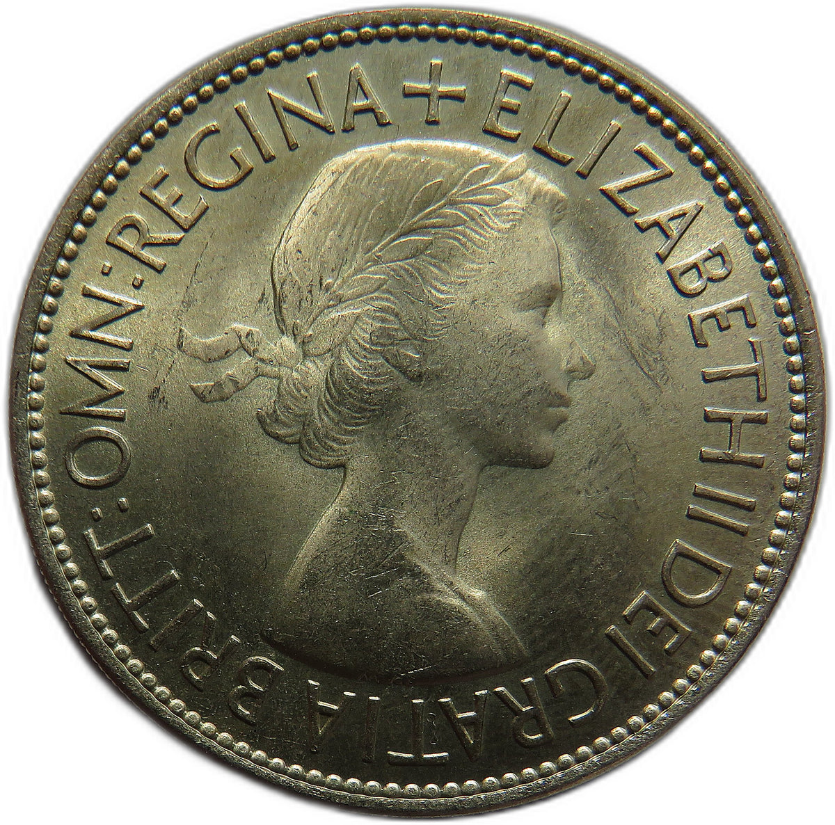 1953 Queen Elizabeth II Halfcrown Coin In High Grade - Great Britain