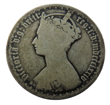 Load image into Gallery viewer, 1874 Queen Victoria Silver Gothic Florin Coin - Great Britain
