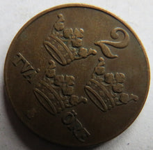 Load image into Gallery viewer, 1932 Sweden 2 Ore Coin
