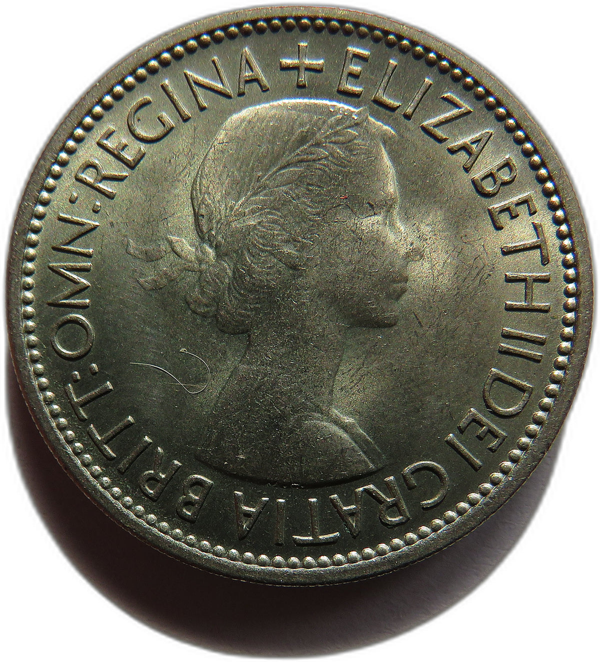 1953 Queen Elizabeth II Florin / Two Shillings Coin In High Grade - Great Britain