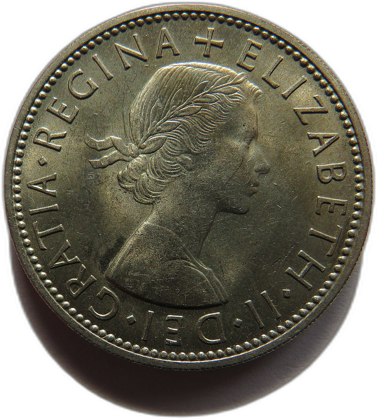 1959 Queen Elizabeth II Florin / Two Shillings Coin In High Grade - Great Britain