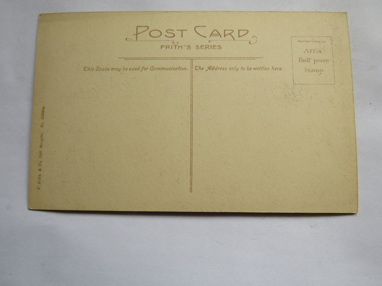 Vintage Postcard of Windsor Castle, Frith's Series