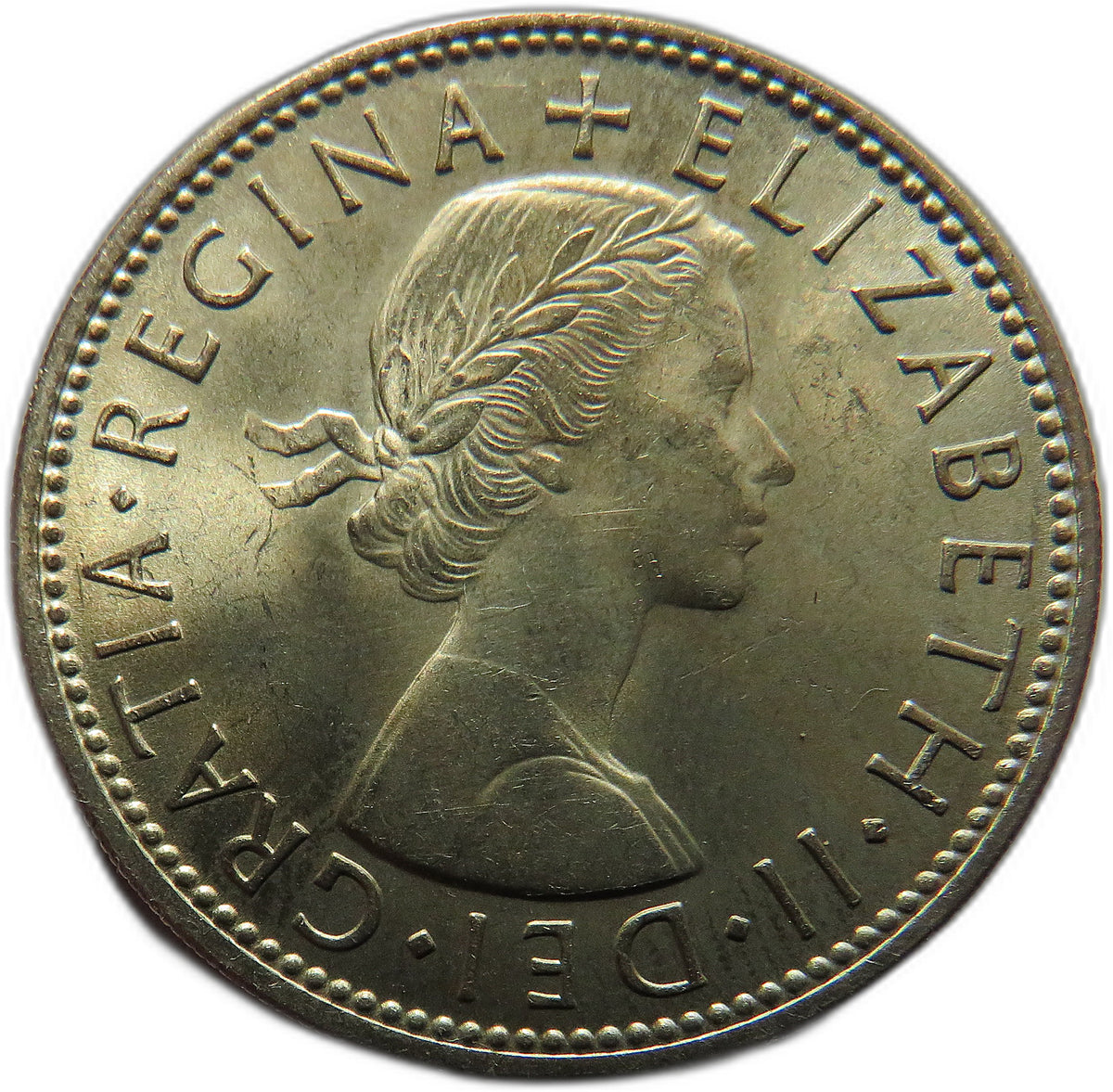 1964 Queen Elizabeth II Florin / Two Shillings Coin In High Grade - Great Britain