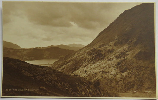 Vintage Postcard of The Vale of Gwynant