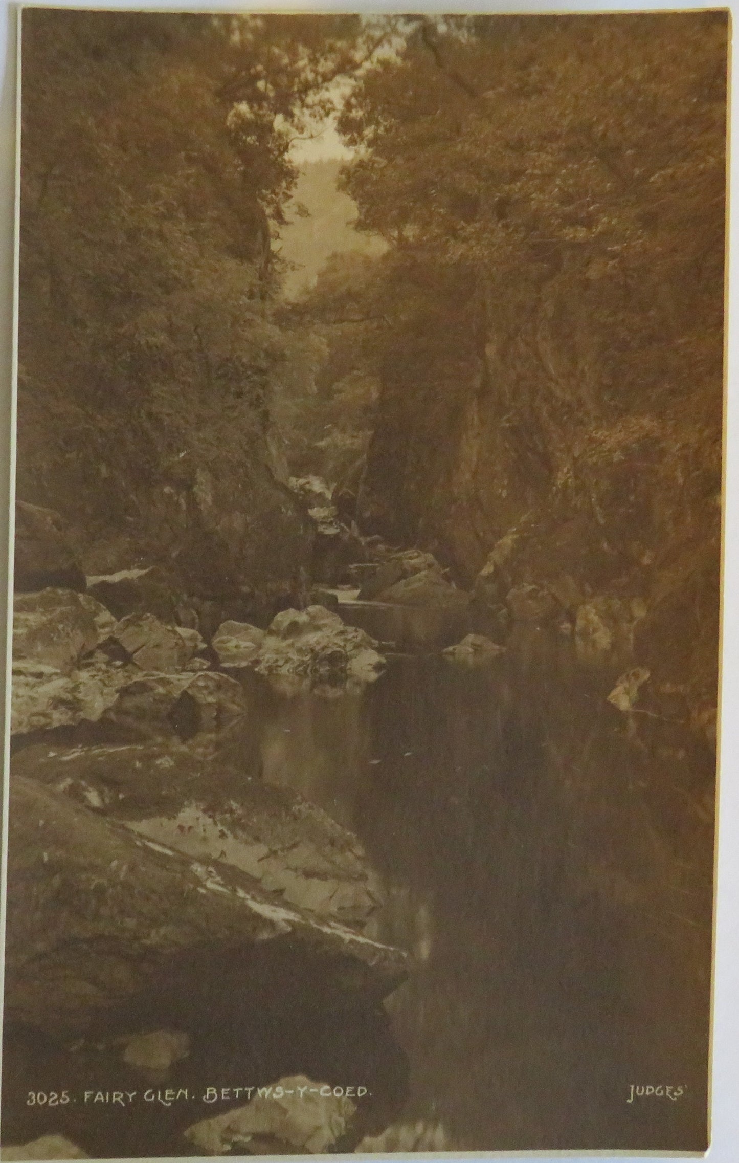 Old Postcard Of Fairy Glen, Bettws-Y-Coed
