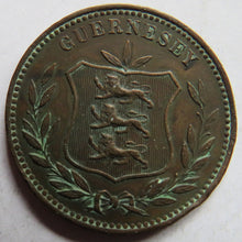 Load image into Gallery viewer, 1885-H Guernsey 8 Doubles Coin
