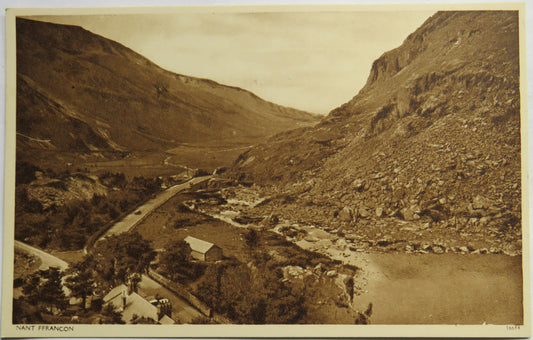 Vintage Postcard of Nant Ffrancon
