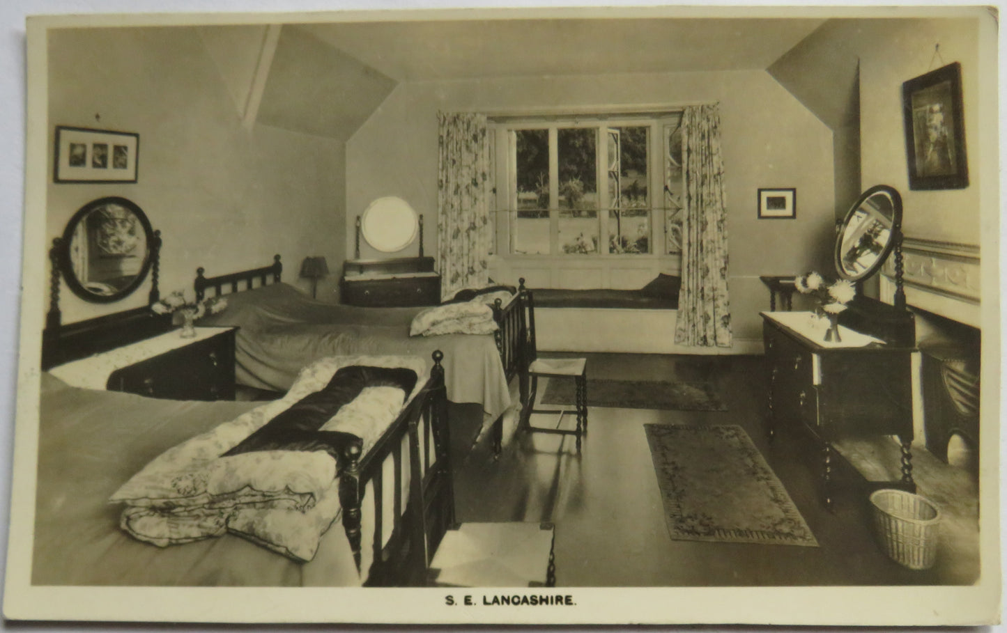 Vintage Postcard of S. E. Lancashire, 1938