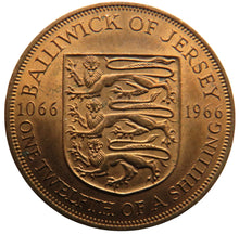 Load image into Gallery viewer, 1966 Bailiwick of Jersey 1/12th of a Shilling Coin
