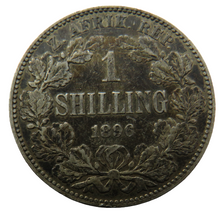 Load image into Gallery viewer, 1896 South Africa Silver One Shilling Coin Graffitied
