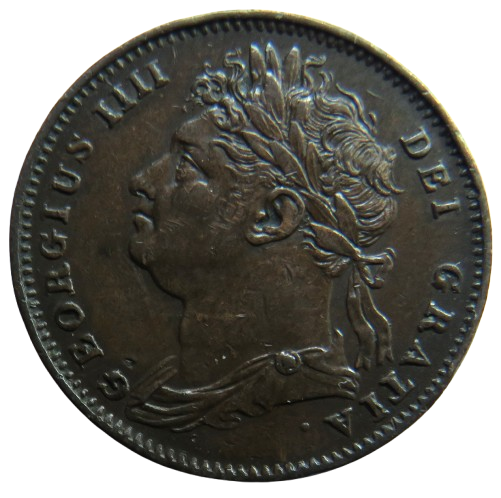 1821 King George IV Farthing Coin In Good Grade - Great Britain
