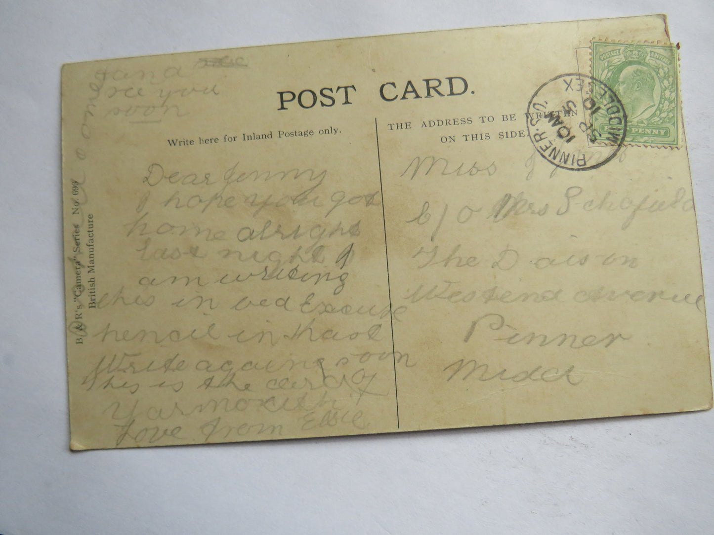 Vintage Postcard of Gt Yarmouth (Rex Et Nostra Jura), 1910