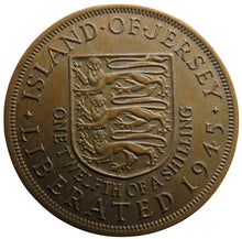 Load image into Gallery viewer, 1945 Island Of Jersey 1/12th of a Shilling Coin
