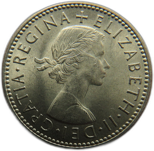 1955 Queen Elizabeth II (Scottish) Shilling Coin In High Grade - Great Britain