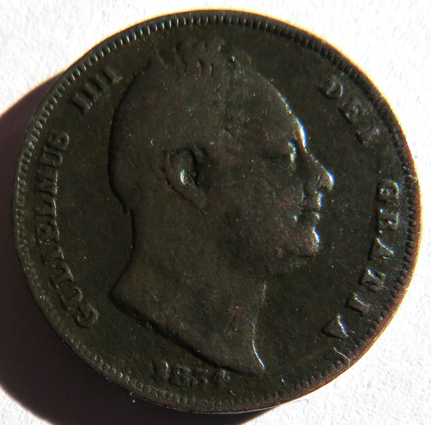 1834 King William IV Farthing Coin - Great Britain