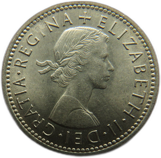 1957 Queen Elizabeth II (Scottish) Shilling Coin In High Grade - Great Britain