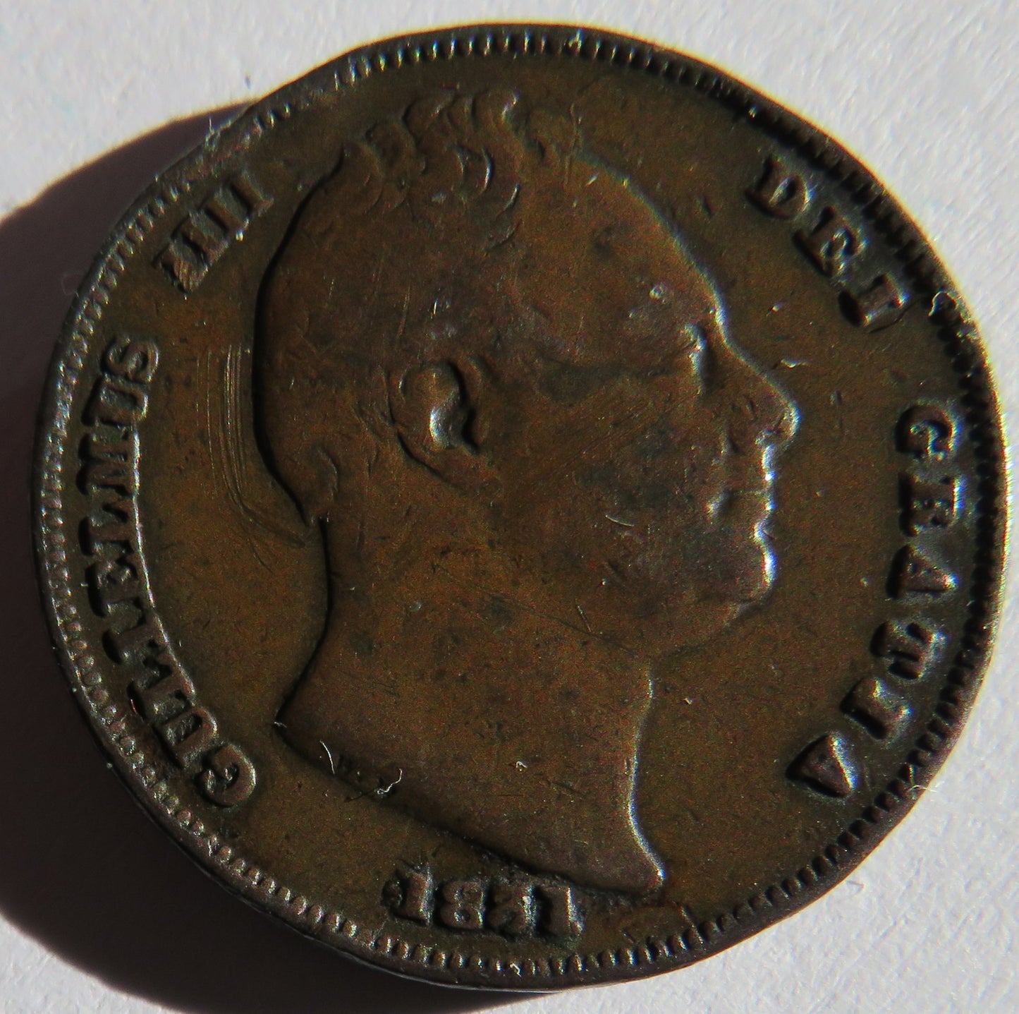 1831 King William IV Farthing Coin - Great Britain