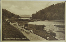 Load image into Gallery viewer, Old Postcard Of Crinan Canal, Argyll From Lock 9
