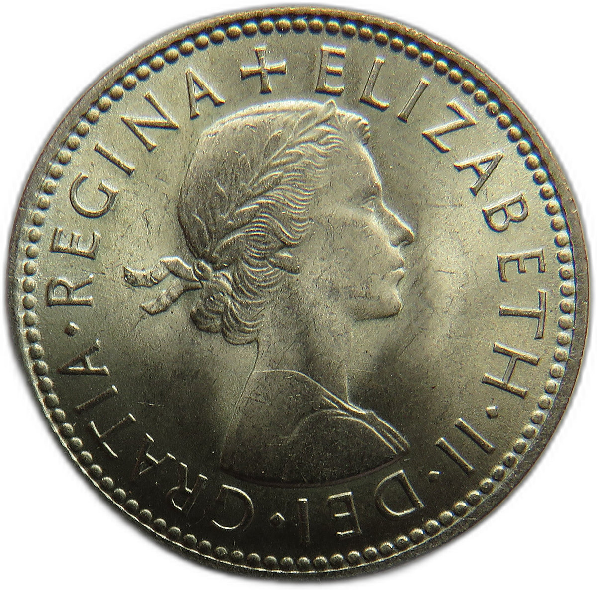 1963 Queen Elizabeth II (Scottish) Shilling Coin In High Grade - Great Britain