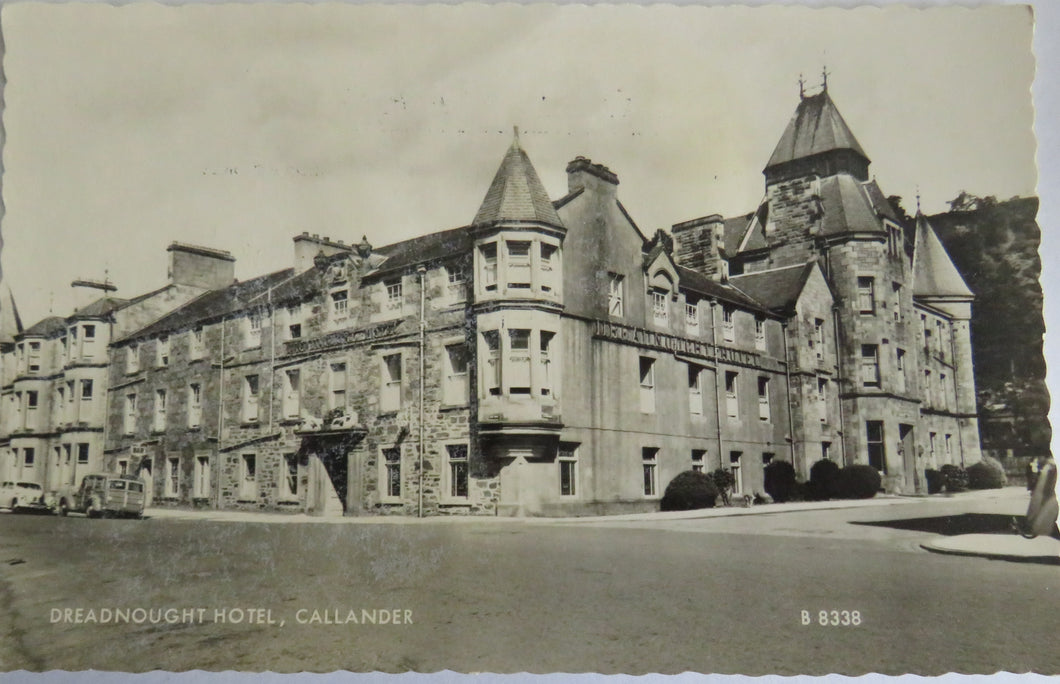 Old Postcard of Dreadnought Hotel, Callander