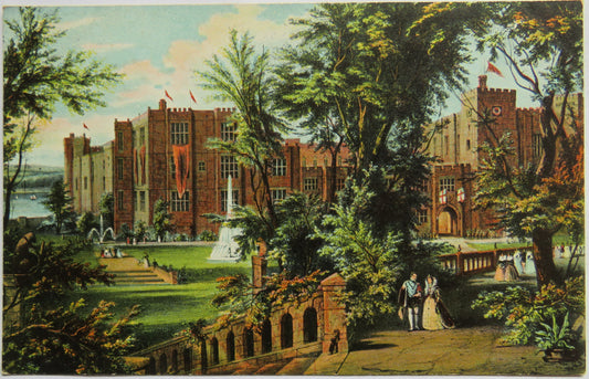 Vintage Postcard of Kenilworth Castle in the Days of Queen Elizabeth