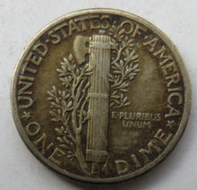 Load image into Gallery viewer, 1944 USA Silver Mercury Dime Coin
