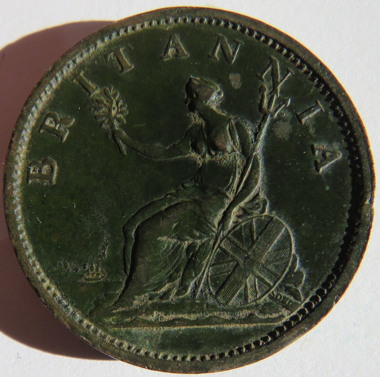 1807 King George III One Penny Coin - Great Britain