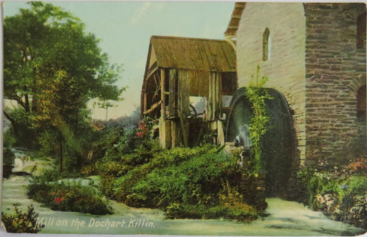 Antique Postcard of Mill On The Dochart Killin