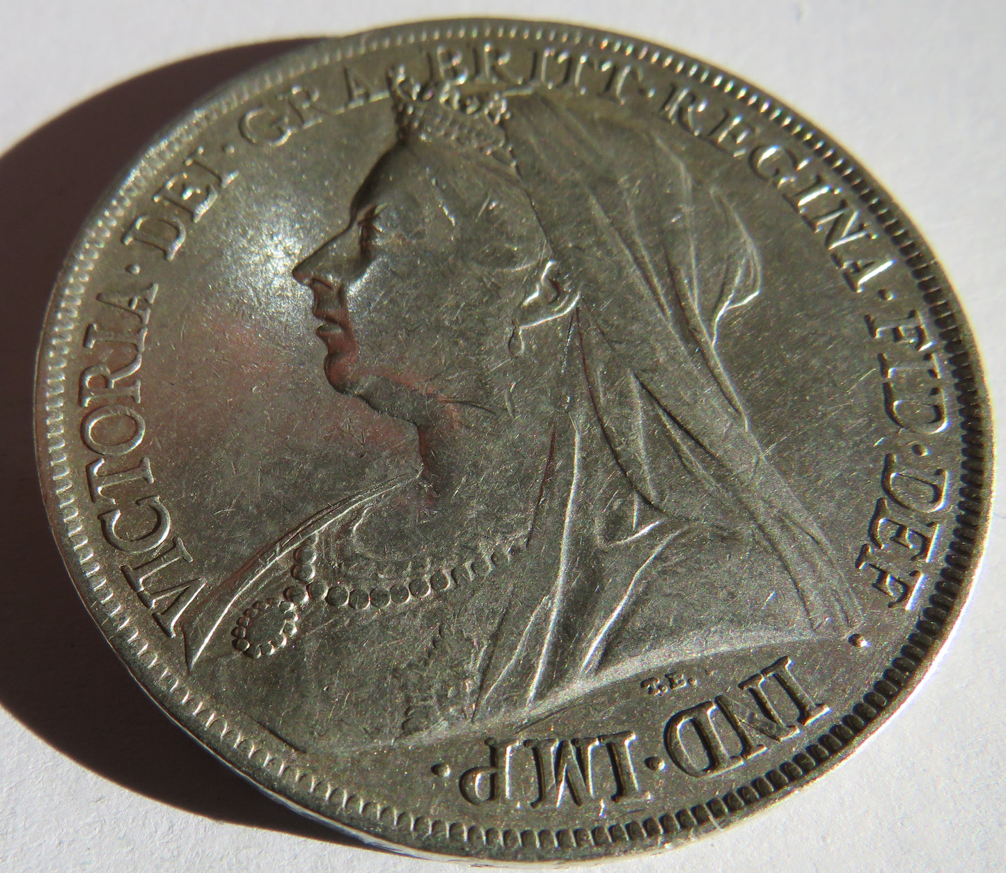 1900 Queen Victoria Silver Crown Coin LXIV - Great Britain
