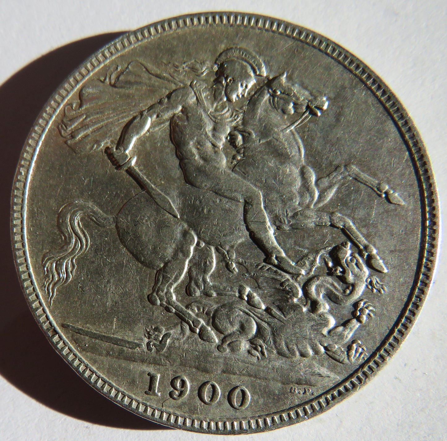 1900 Queen Victoria Silver Crown Coin LXIV - Great Britain