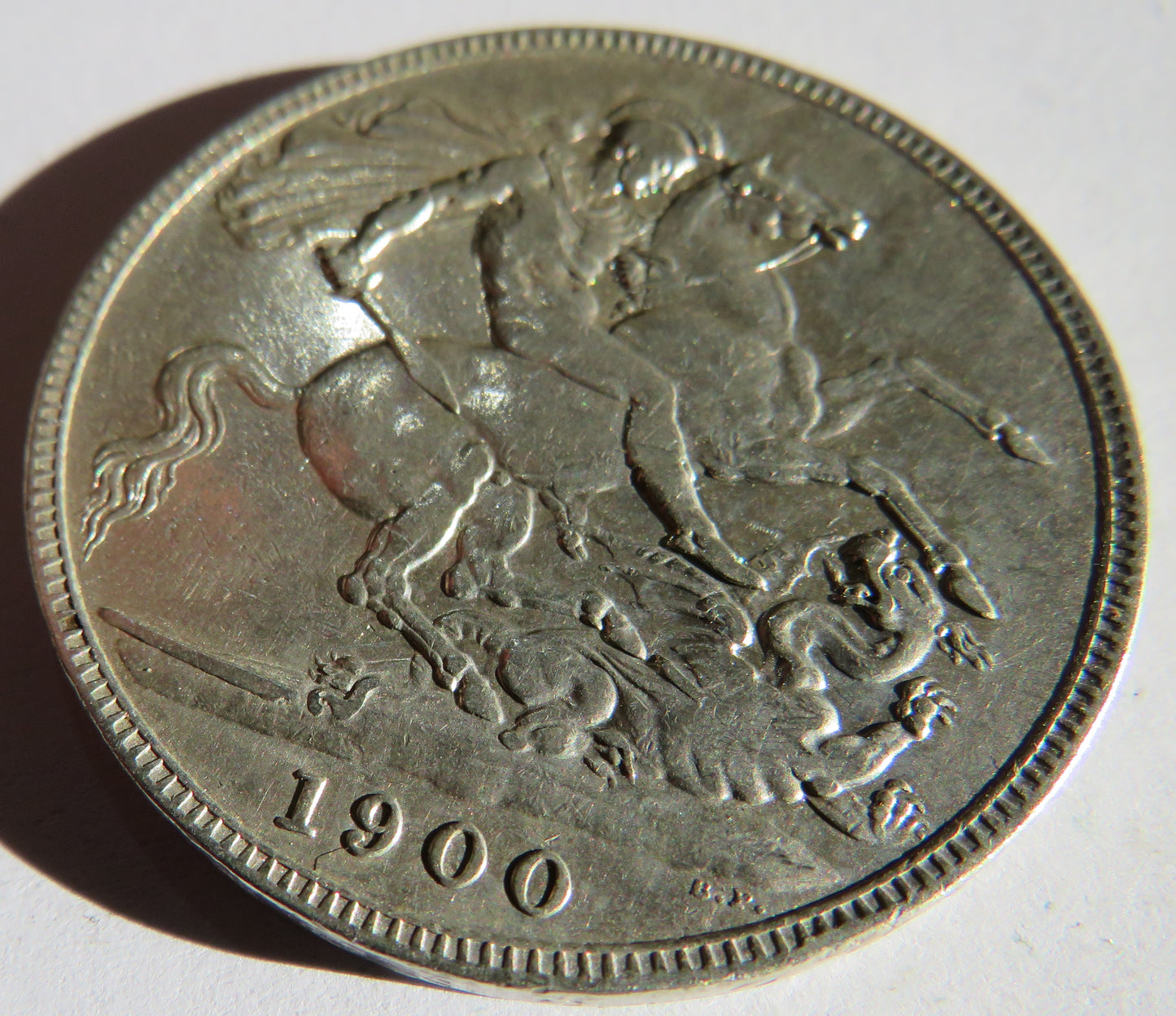 1900 Queen Victoria Silver Crown Coin LXIV - Great Britain