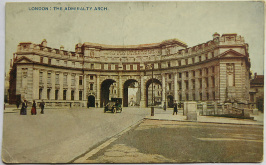 Vintage Postcard of London:  The Admiralty Arch