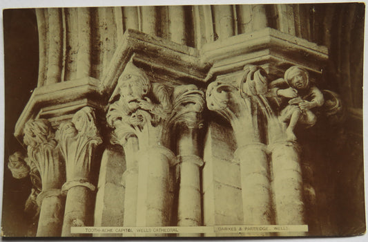 Vintage Postcard of Tooth-ache Capital, Wells Cathedral