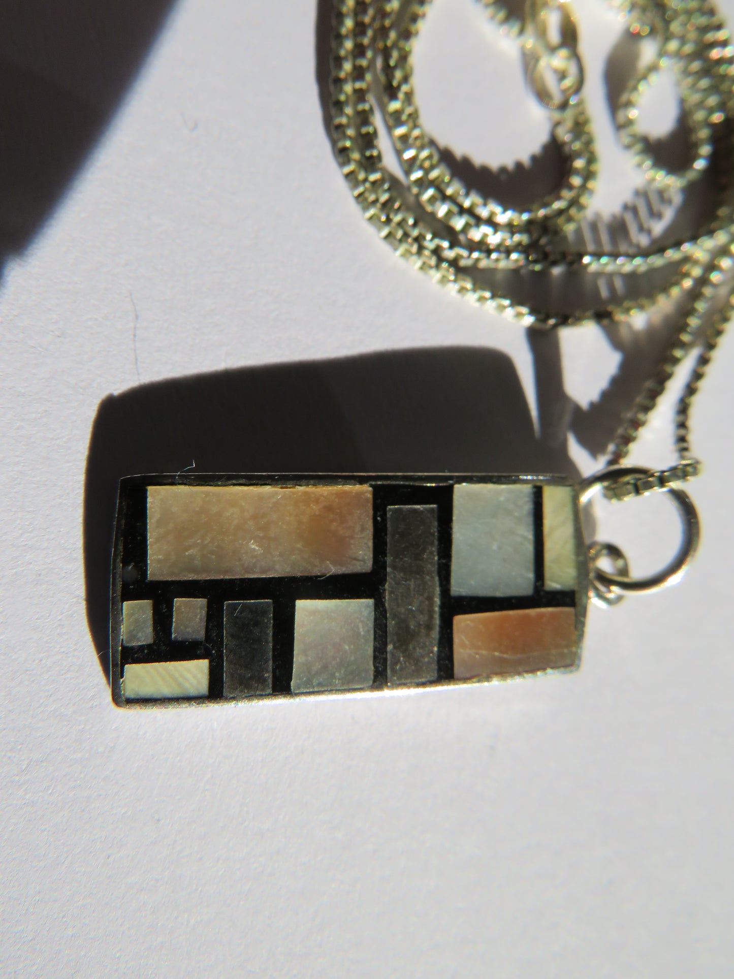 Stylish Ladies Sterling Silver Necklace and Pendant