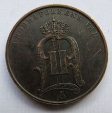 Load image into Gallery viewer, 1897 Sweden 5 Ore Coin
